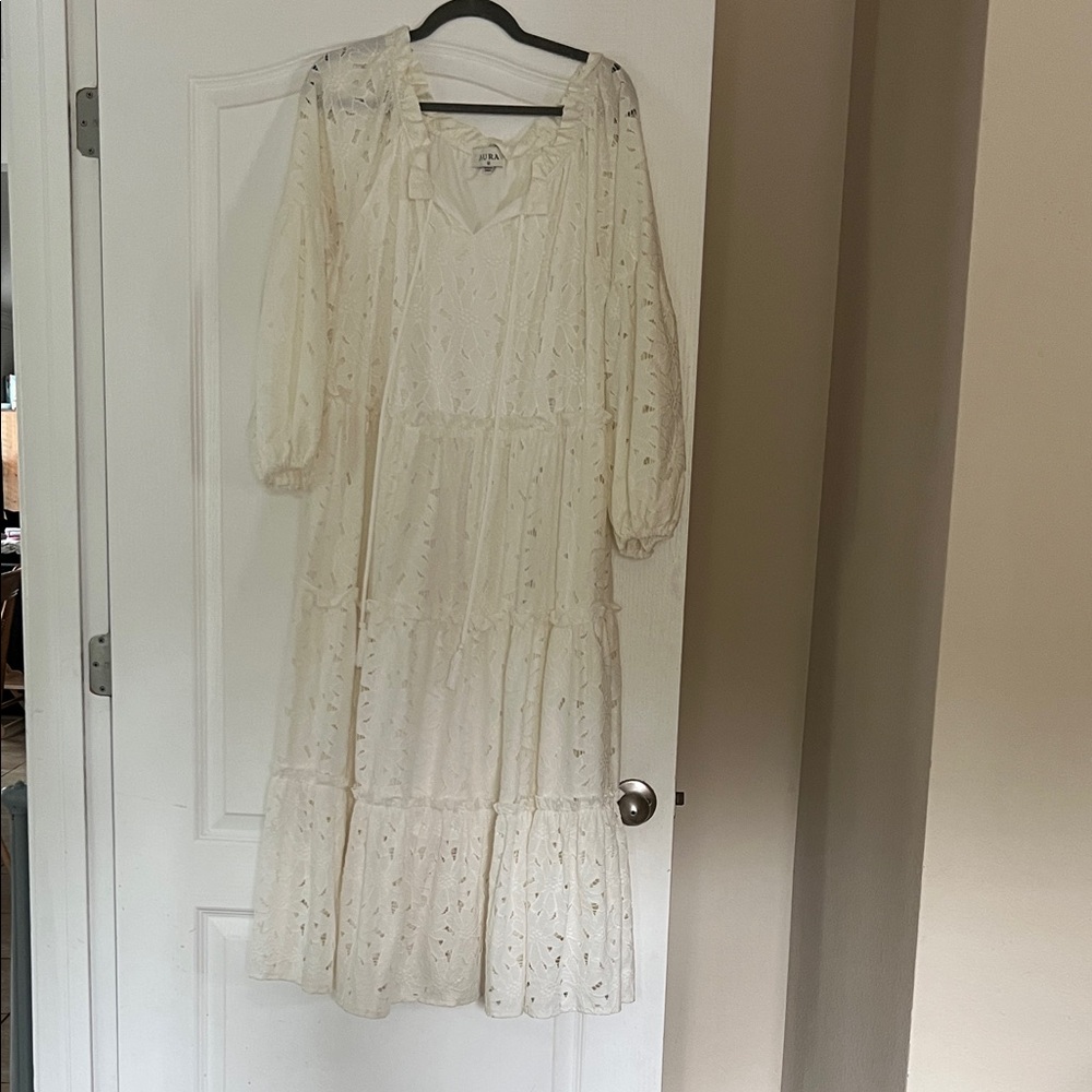 Red Dress Boutique Elegant Cream Lace Dress